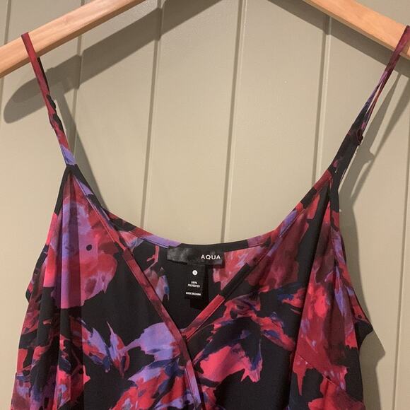 AQUA Floral Jumpsuit S - Picture 8 of 12